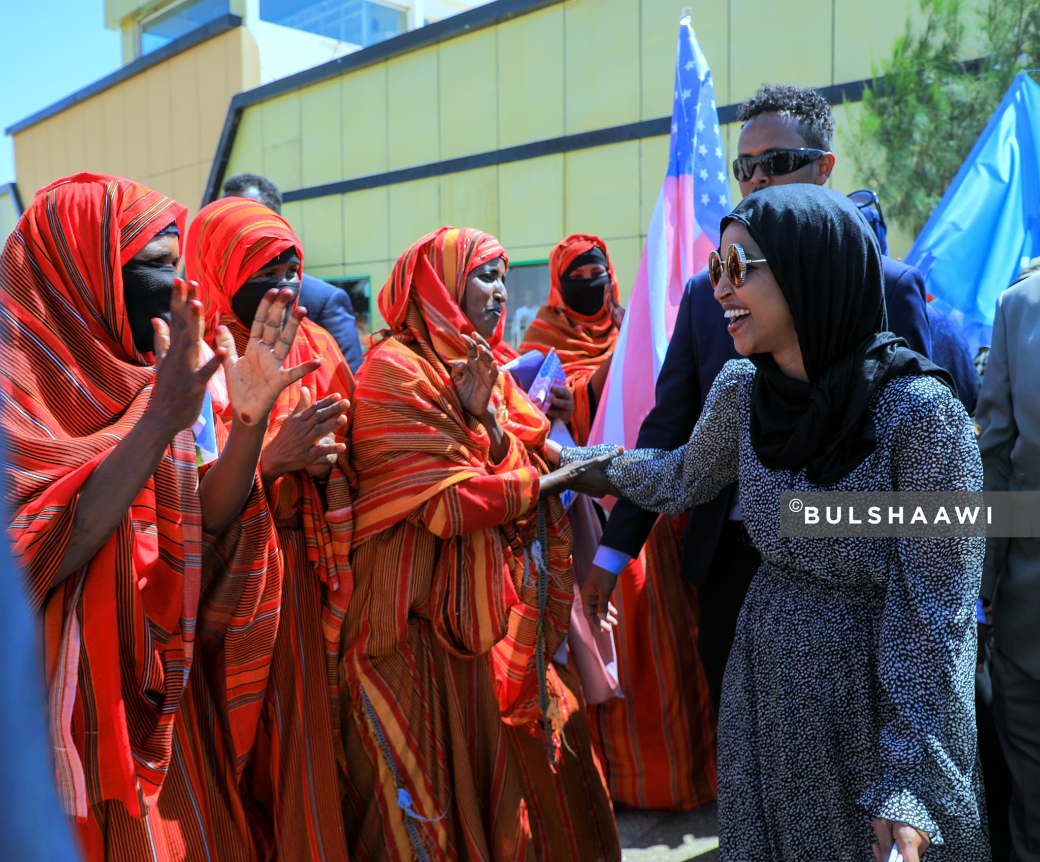 Ilhaan Cumar oo booqasho ku joogta Garowe 